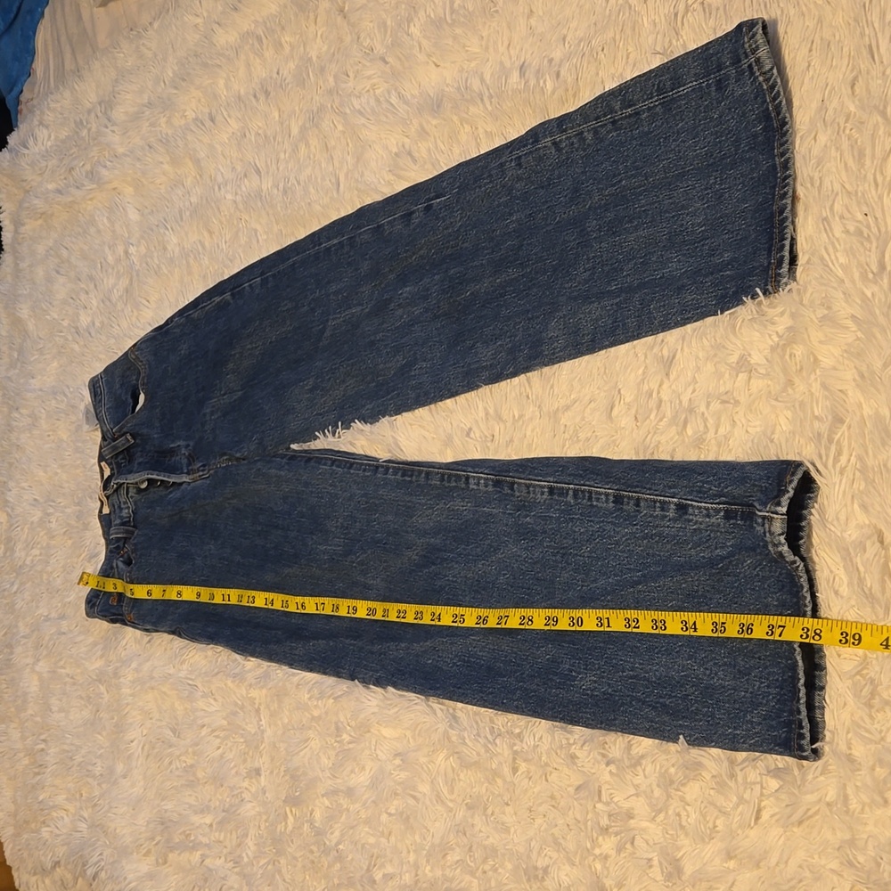 LEVIS RIBCAGE STRAIGHT ANKLE WOMEN'S JEANS SIZE 25 COLOR BLUE - Picture 4 of 12